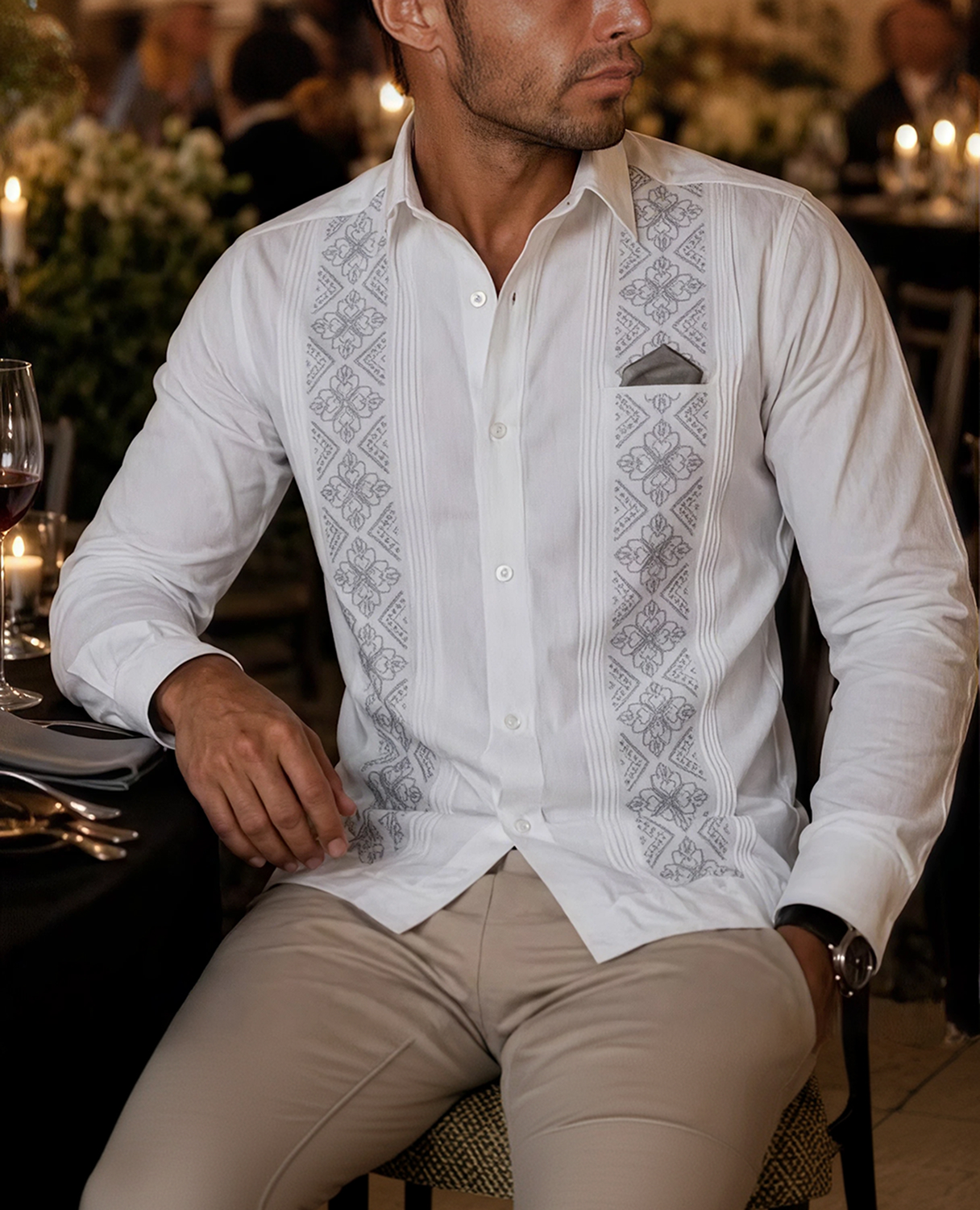 Guayaberas tradicionales en una tienda de Mérida, Yucatán